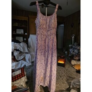 No Boundaries XL Maxi Dress Scarf Hem Padded. Romantic, Vintage, Lagonlook,...